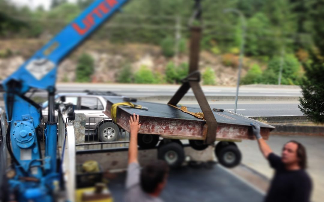 Artifact Weighing 500lbs/227kg Arrives at Heritage Museum