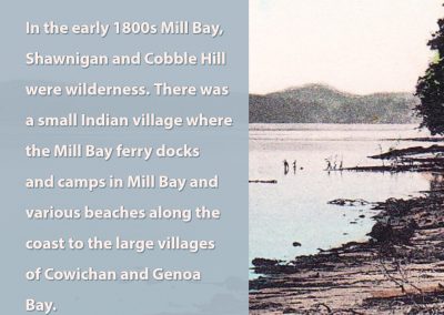 In the early 1800s Mill Bay