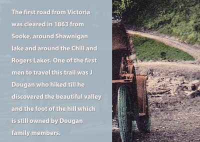 The first road from Victoria