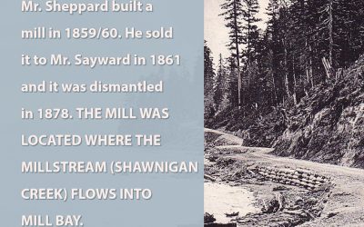Mr. Sheppard built a mill …