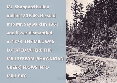 Mr. Sheppard built a mill