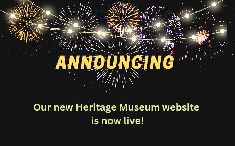Heritage Museum Website is now live